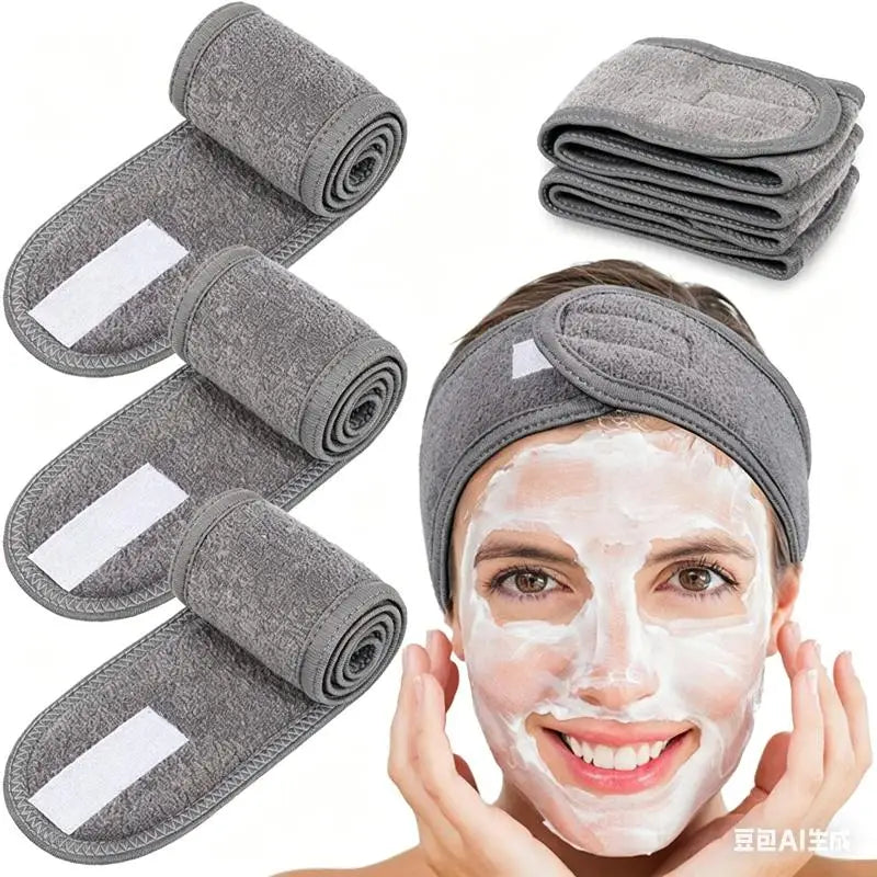 LumiTech Spa Headband – For Skincare & Makeup