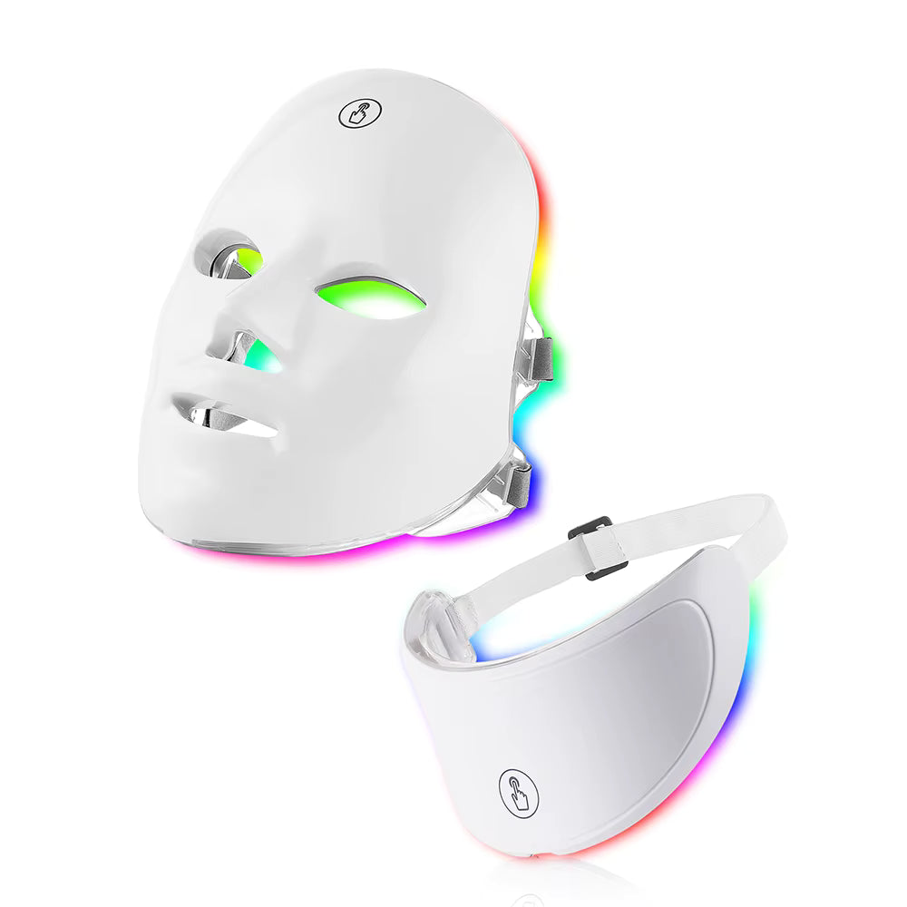 Máscara Facial de LED LumiTech – Fototerapia e Rejuvenescimento Facial