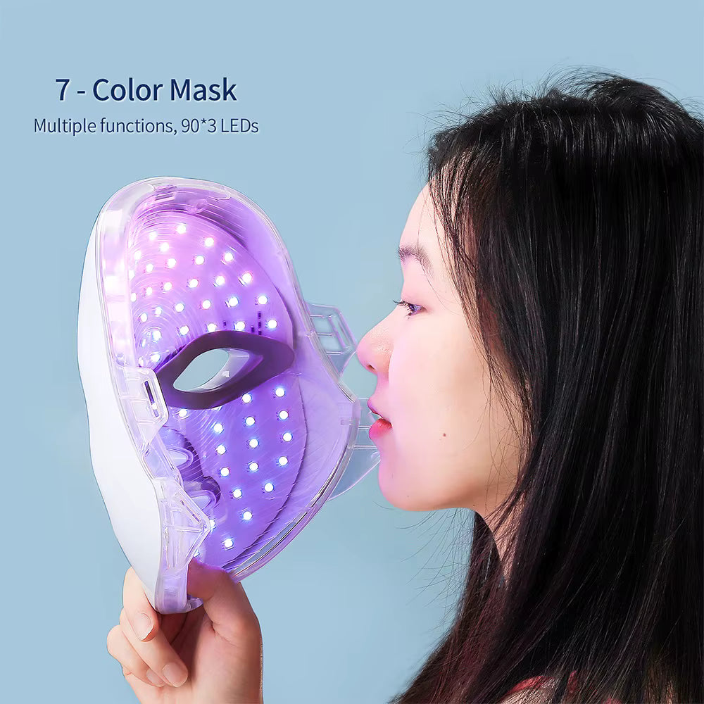 Máscara Facial de LED LumiTech – Fototerapia e Rejuvenescimento Facial
